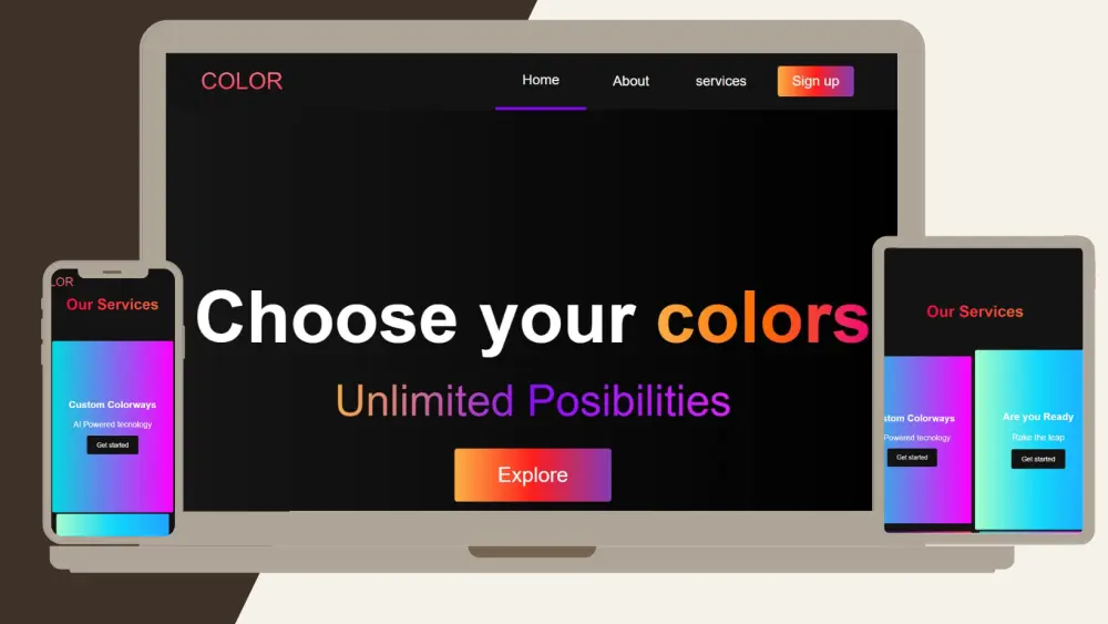 إنشاء موقع ويب مرن احترافي بـ HTML & CSS & JavaScript