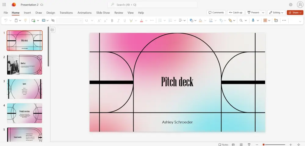 تصميم عروض تقديمية بإستخدام Power Point و Canva تصميم 10 شرائح