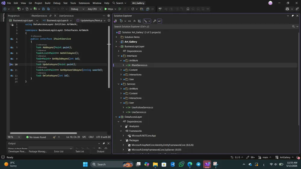 تطوير موقع ASP.NET MVC