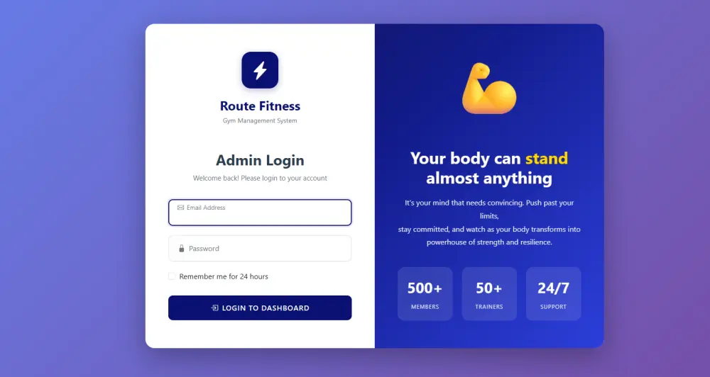 إنشاء موقع ونظام إدارة متكامل لصالتك الرياضية مع لوحة تحكم.