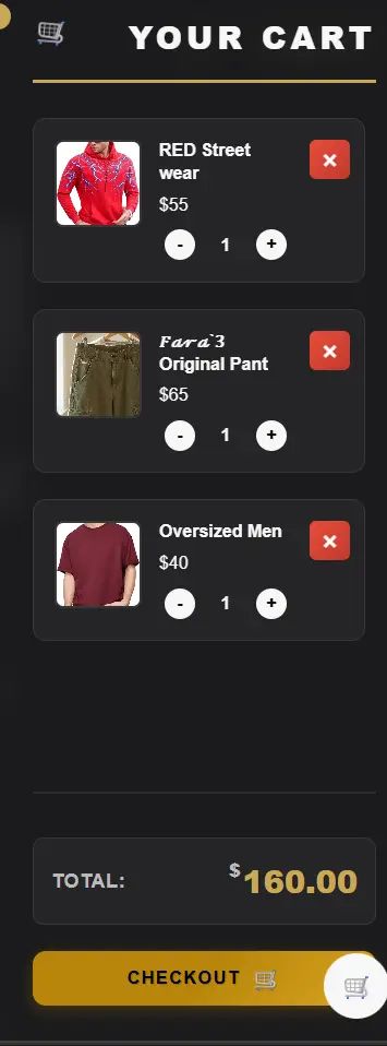 سأصمم لك موقعاً احترافياً بـ HTML, CSS, JavaScript