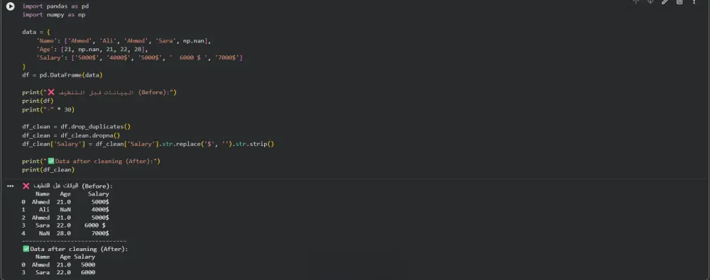 تنظيف وتجهيز البيانات وبناء النماذج باستخدام Python