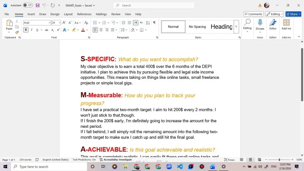 تنسيق وكتابة المستندات على Word باحترافية