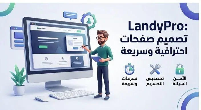 تصميم صفحات هبوط احترافية تضاعف مبيعاتك.