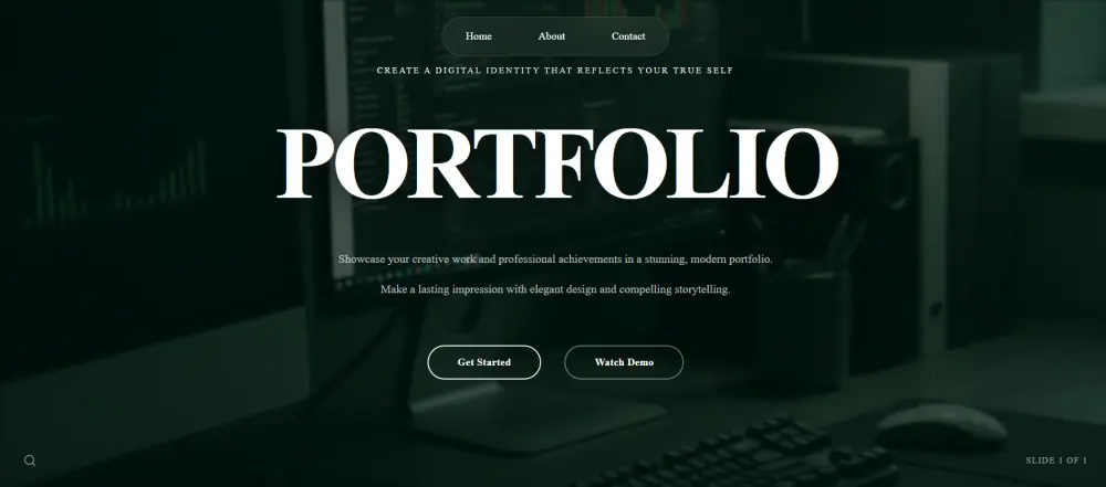 تصميم وبرمجة موقع شخصي (Portfolio) عصري باستخدام Next.js