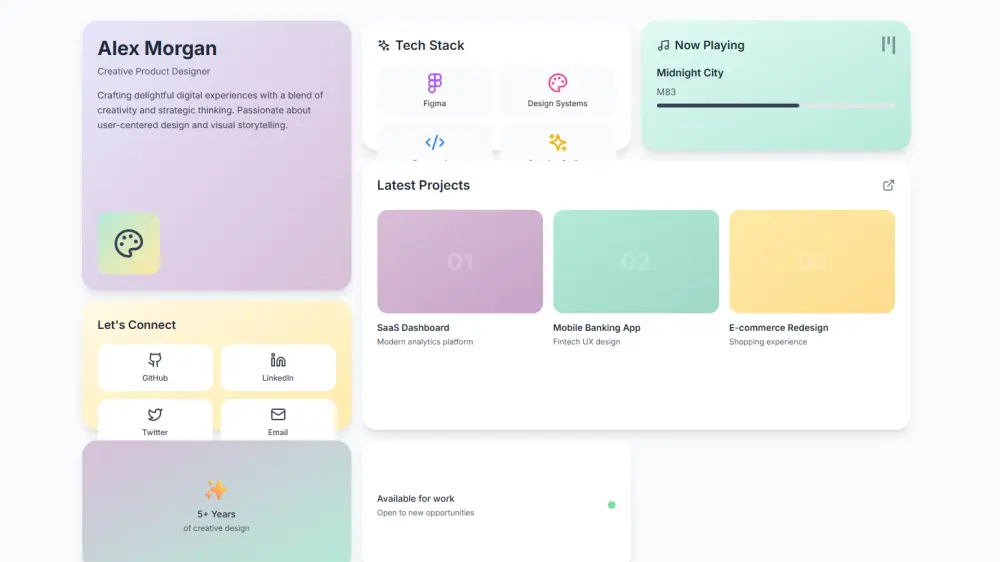 تصميم وبرمجة موقع شخصي (Portfolio) عصري باستخدام Next.js