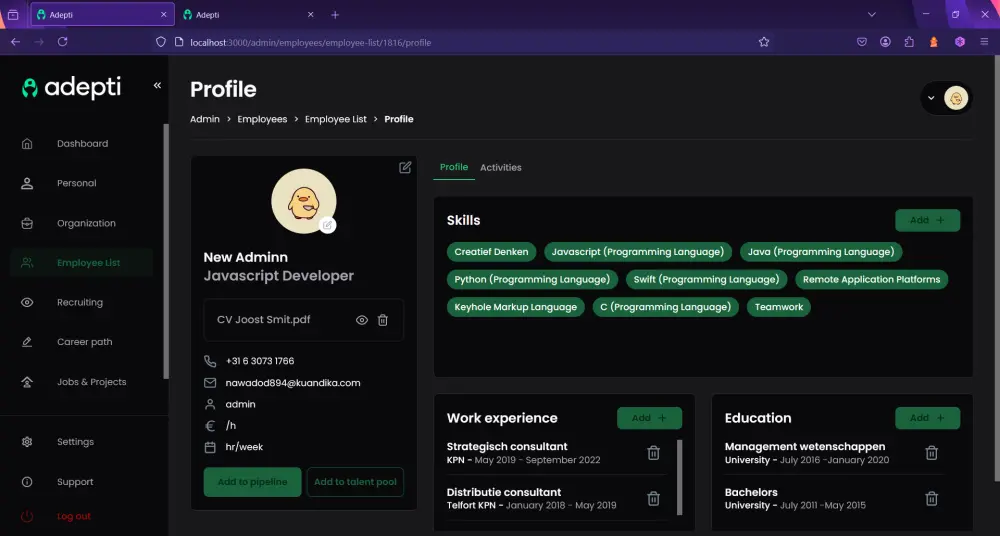 سأقوم بتطوير صفحة ويب واحدة باستخدام React تحتوي على ثلاثة أقسام ومتجاوبة مع جميع الأجهزة