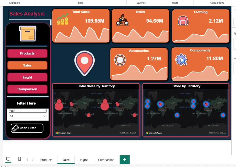 قدم لوحة البيانات تفاعلية باستخدام Power BI لعرض بياناتك بطريقة جذابة وسهلة الفهم. مقابل سعر الخدمة الاساسي سوف تحصل علي لوحة بيانات واحد بيها 5 روسومات و 3 مؤشرات اداء و 3 تعديلات اثناء العمل