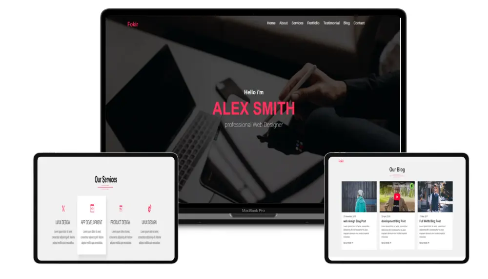 إنشاء  موقع شخصي portfolioبشكل احترافي بـ HTML + CSS