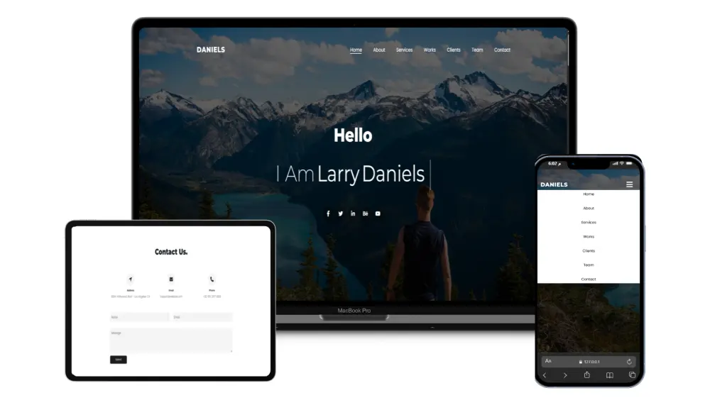 إنشاء  موقع شخصي portfolioبشكل احترافي بـ HTML + CSS
