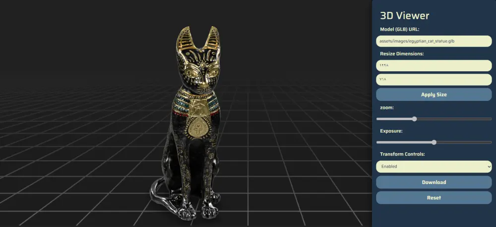 تصميم وتطوير موقع 3d ب(html+css+js)