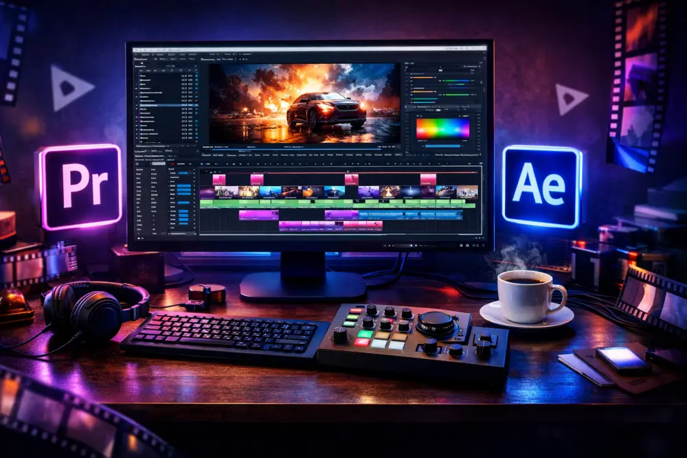 مونتاج فيديو وريل أحترافى