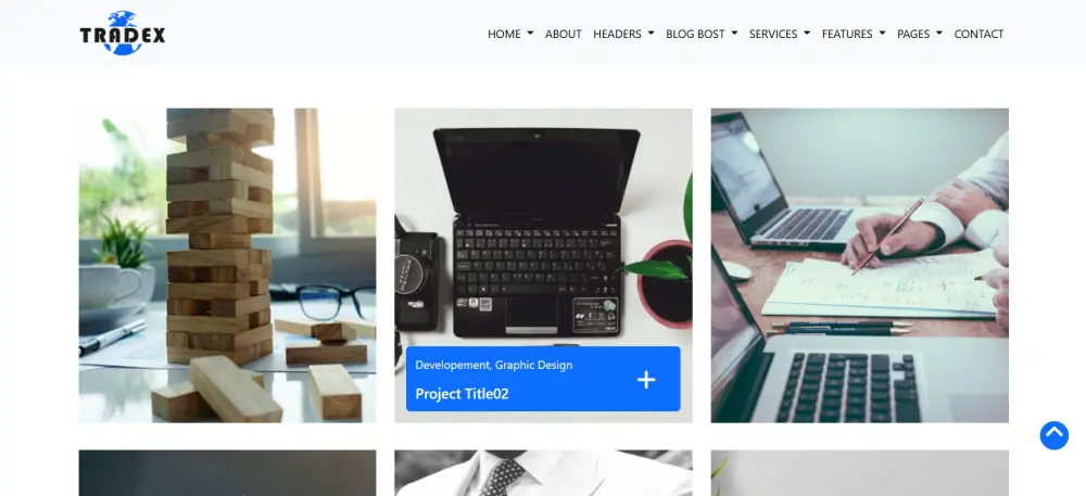 انشاء واجهة مواقع جذابة باستخدام HTML , CSS , JS