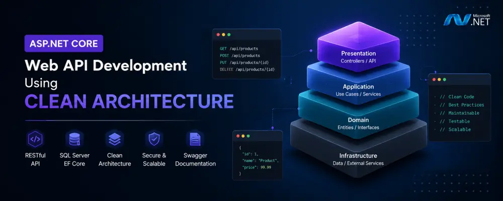 إنشاء واجهة خلفية احترافية باستخدام ASP.NET Core