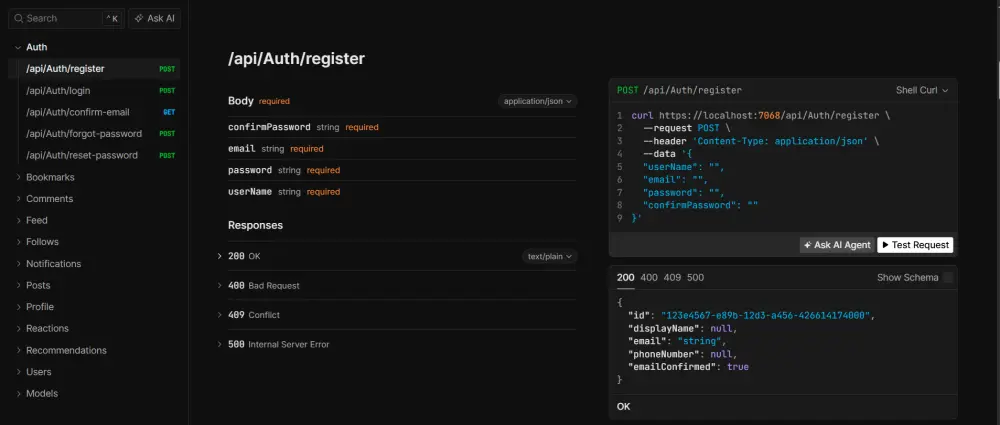 إنشاء واجهة خلفية احترافية باستخدام ASP.NET Core
