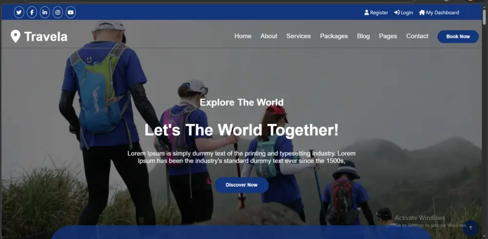 Landing Page احترافية وعصرية لمشروعك – متجاوبة وسريعة