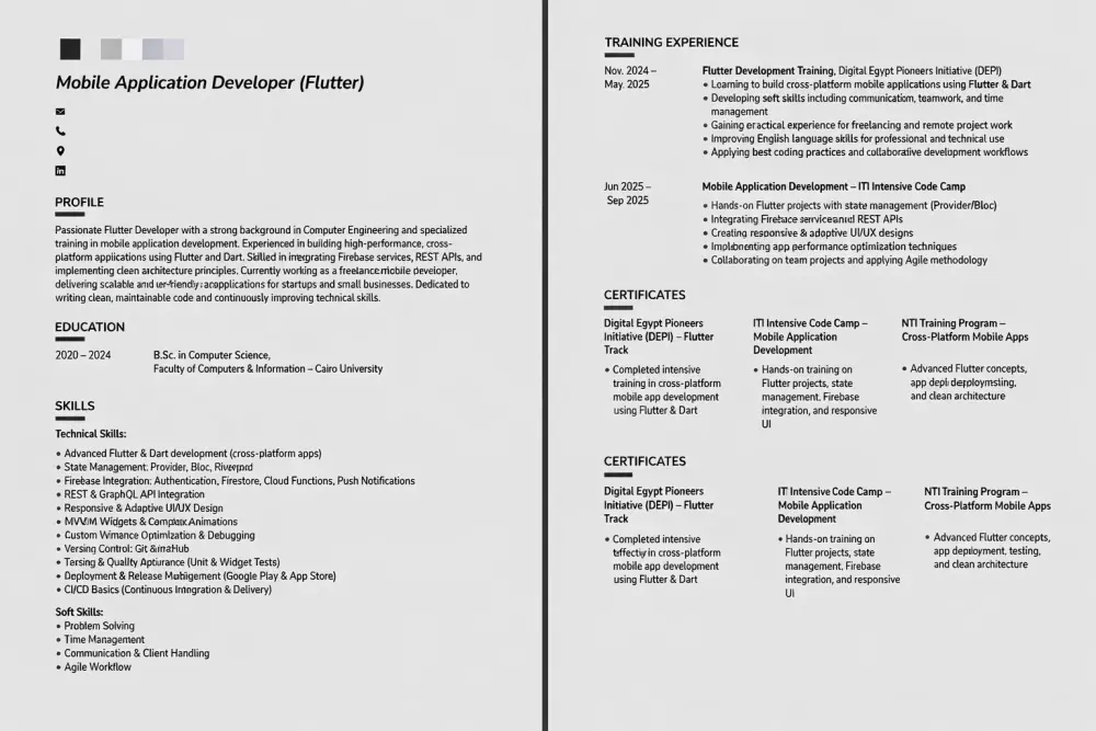 تحويل خبراتك إلى CV متوافق مع ATS بطريقة احترافية