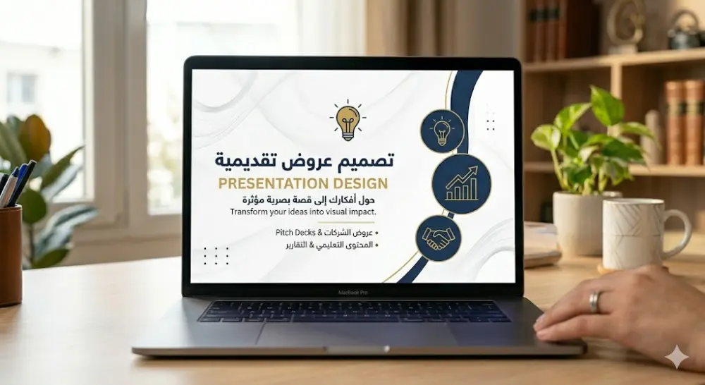 تصميم عروض PowerPoint احترافية (PowerPoint ,Canva) | Pitch Deck | عروض جامعية وشركات