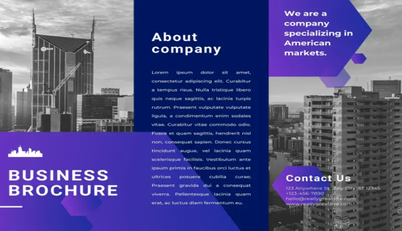 تصميم بروشور (مطوية) احترافي، عصري وجذاب يعكس هوية مشروعك