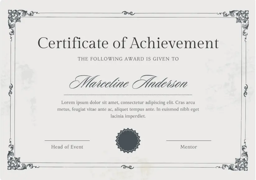 تصميم شهادات احترافية لجميع المناسبات حضور تخرج خبرة