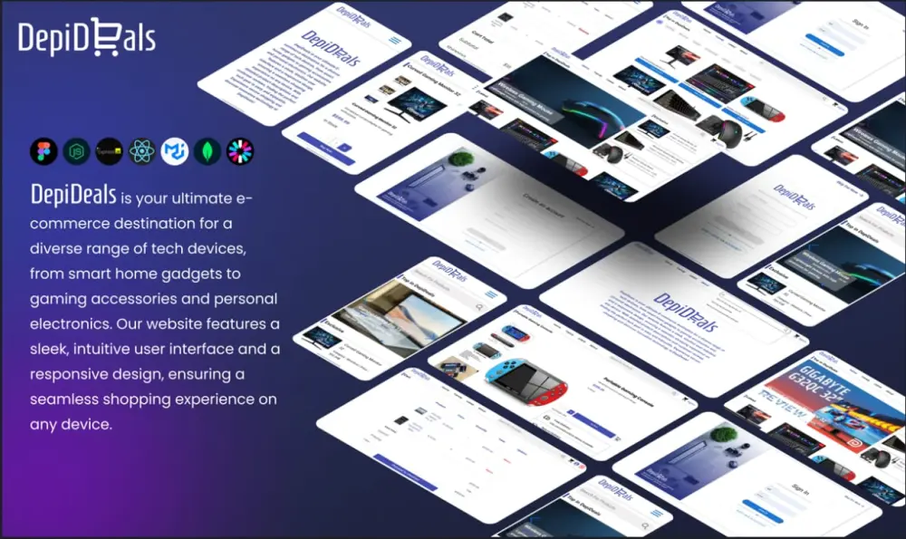 تصميم وتطوير موقع تجارة إلكترونية لبيع الأجهزة الإلكترونية