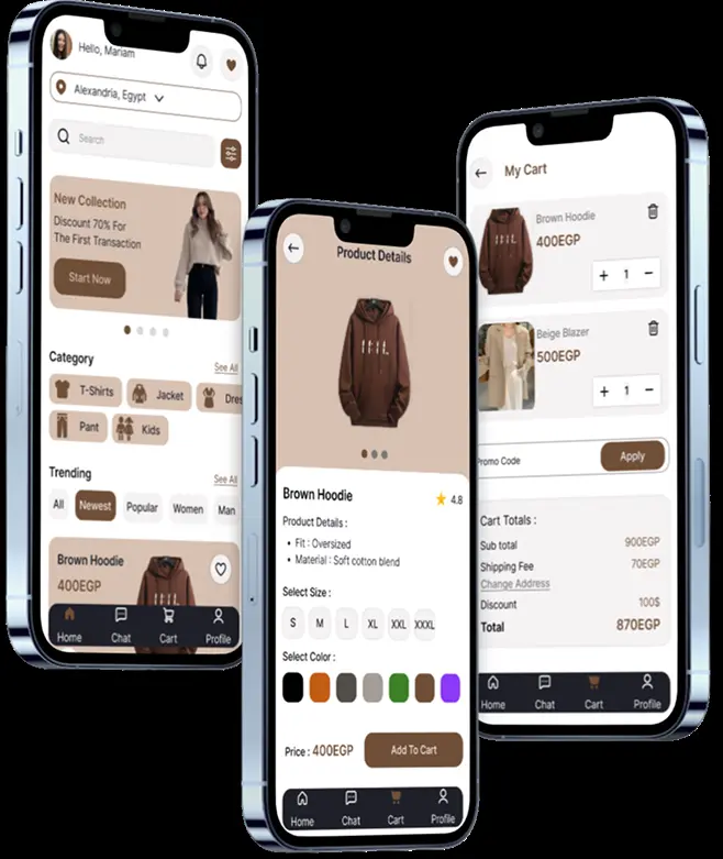 تصميم واجهة وتجربة مستخدم لموبايل ( UI UX Design)