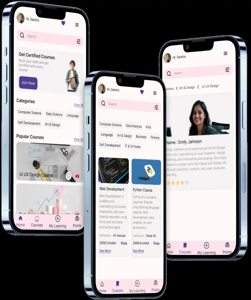 تصميم واجهة وتجربة مستخدم لموبايل ( UI UX Design)