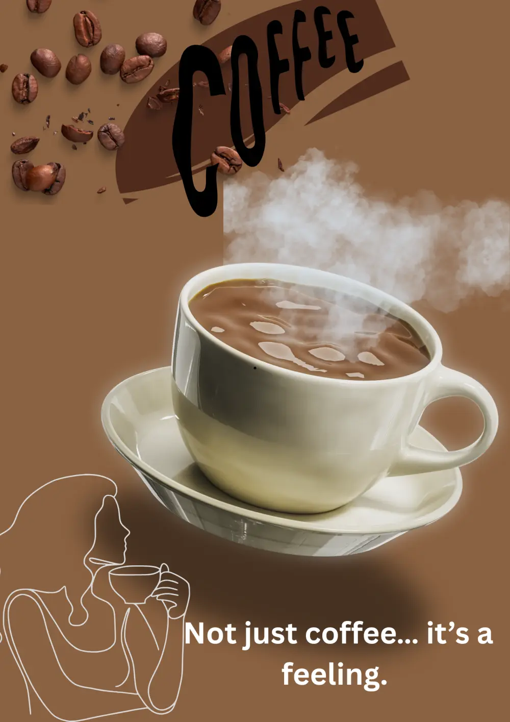 نقدم تصميم إعلانات احترافية لمنتجات القهوة تساعد على إبراز الهوية البصرية وجذب العملاء بأسلوب عصري وجذاب.