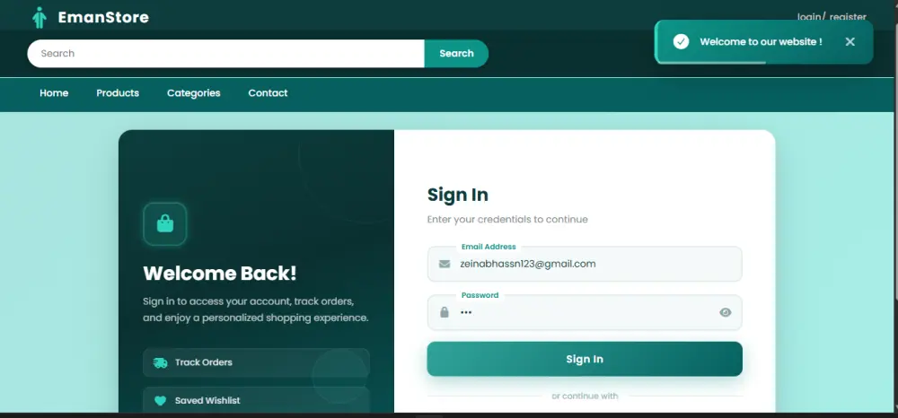 سأقوم بتصميم موقع E-commerce Front-End متكامل من 5 صفحات مع سلة شراء ونظام تسجيل دخول
