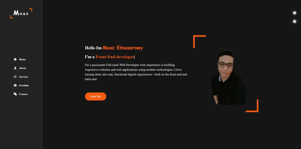 تصميم Portfolio بورتفوليو شخصي احترافي ومتجاوب لعرض أعمالك