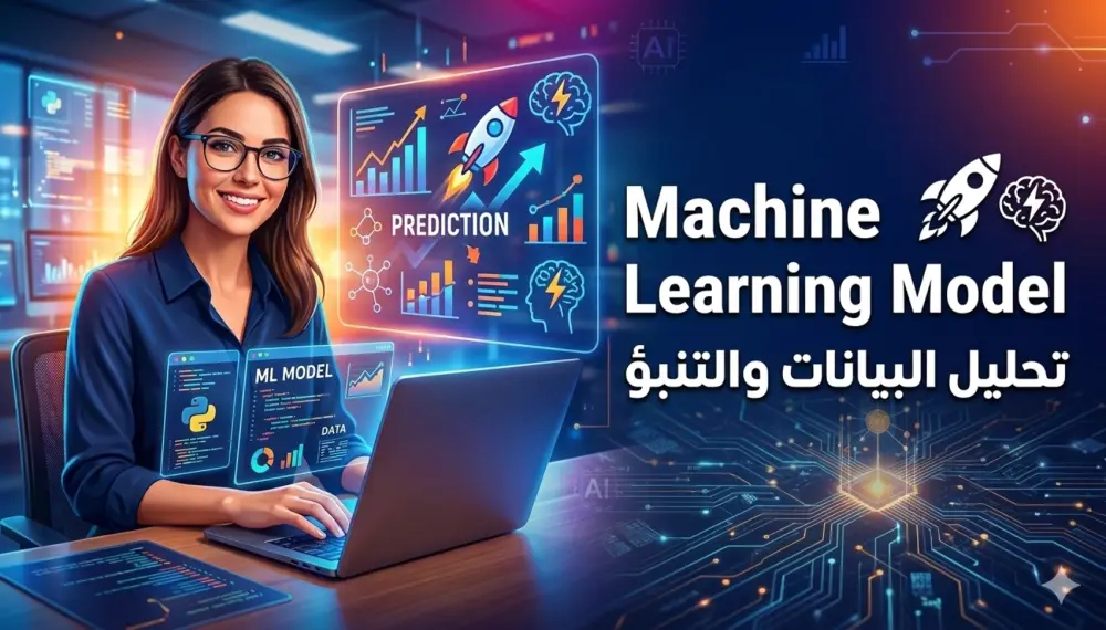 بناء نموذج Machine Learning لتحليل البيانات والتنبؤ