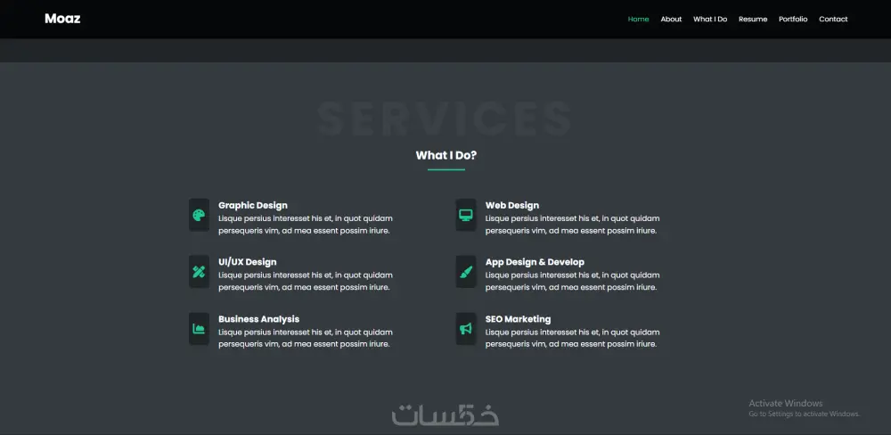 تصميم وبرمجة صفحة ويب احترافية (Landing Page) متجاوبة بالكامل