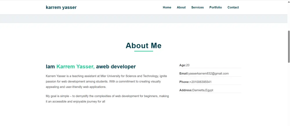 سأصمم لك موقع Portfolio احترافي لعرض أعمالك