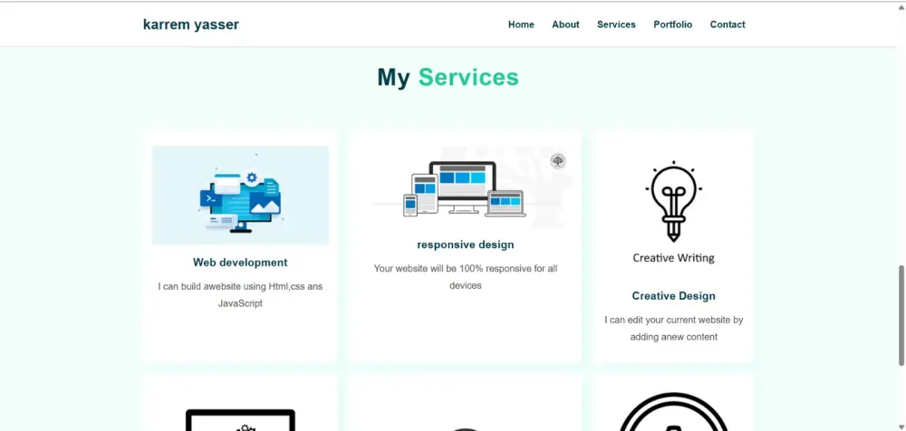 سأصمم لك موقع Portfolio احترافي لعرض أعمالك