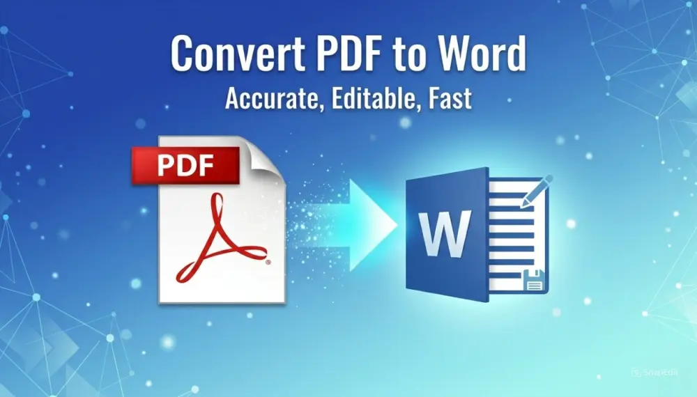تحويل ملف pdf إلى ملف word  مع الحفاظ على التنسيق