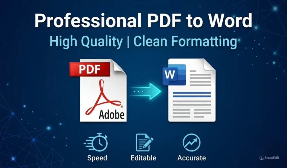 تحويل ملف pdf إلى ملف word  مع الحفاظ على التنسيق