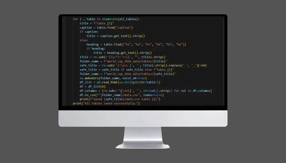 استخراج وتنظيم بيانات المواقع (Scraping) وتحويلها لملفات Excel أو CSV