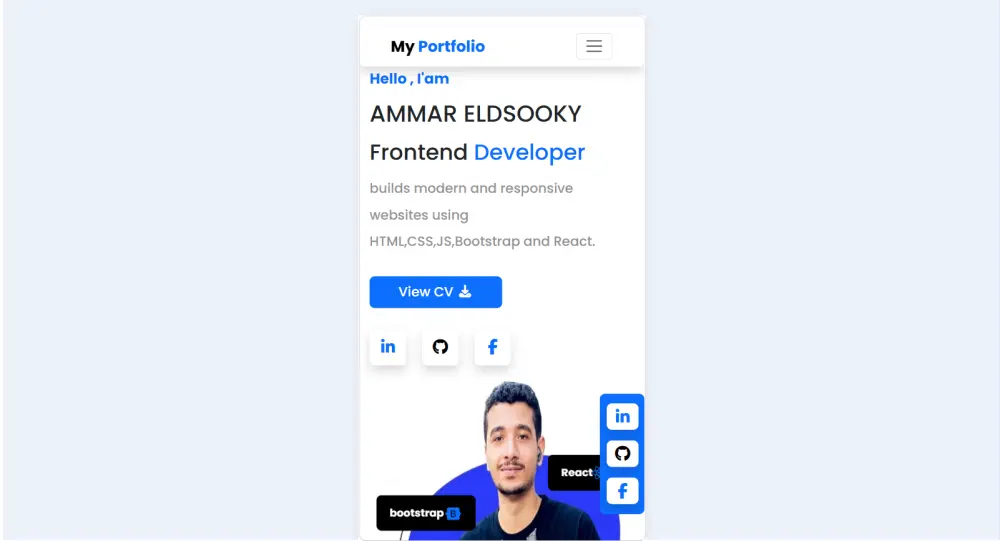 تصميم Portfolio احترافي بسعر مناسب