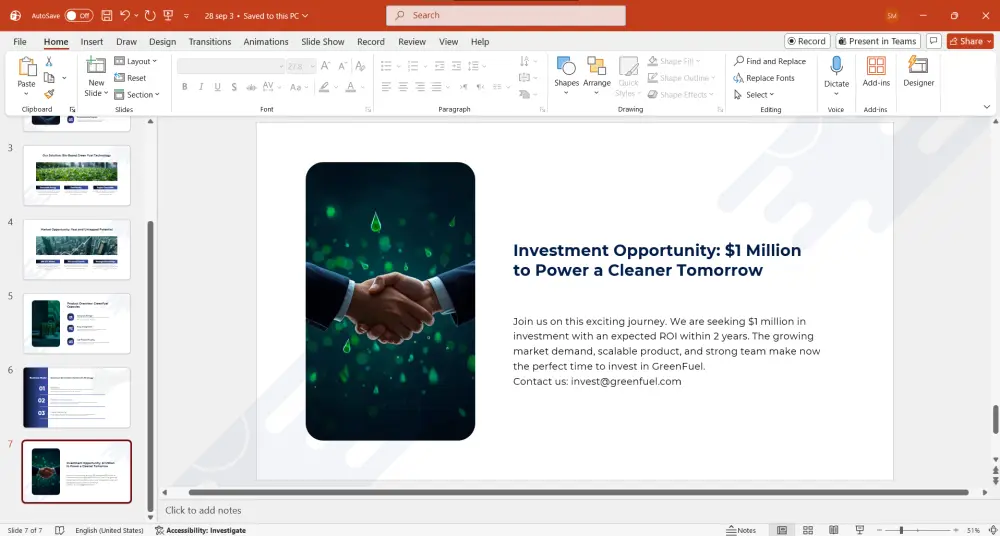 تحويل أفكارك إلى عرض تقديمي احترافي PowerPoint