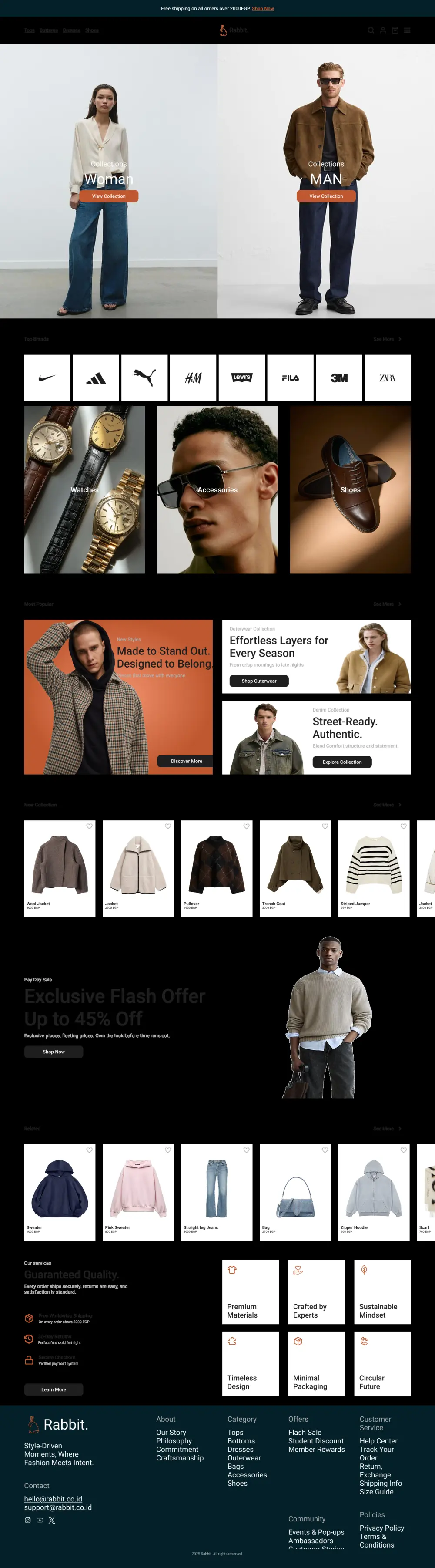 تصميم صفحة ويب احترافية (Landing Page)