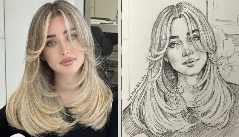 خدمة رسم بورتريه يدوي مذهل بالرصاص والجاف بدقة عالية