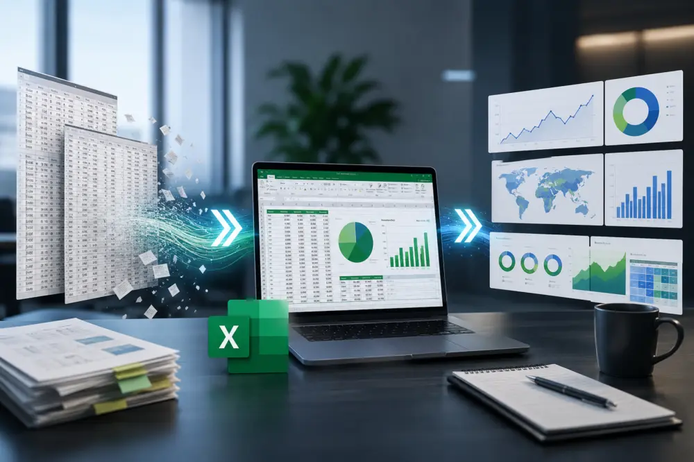 تحليل Excel واستخراج أهم النتائج والـ KPIs