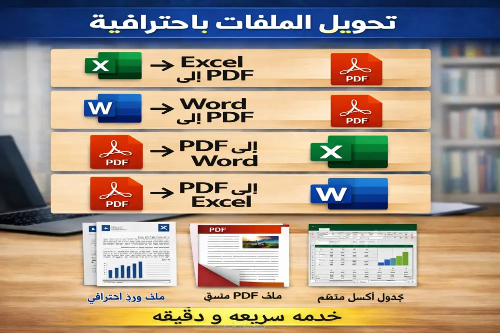 كتابه تنسيق اضافه صور في وورد اكسل و تحويل الى pdf و العكس