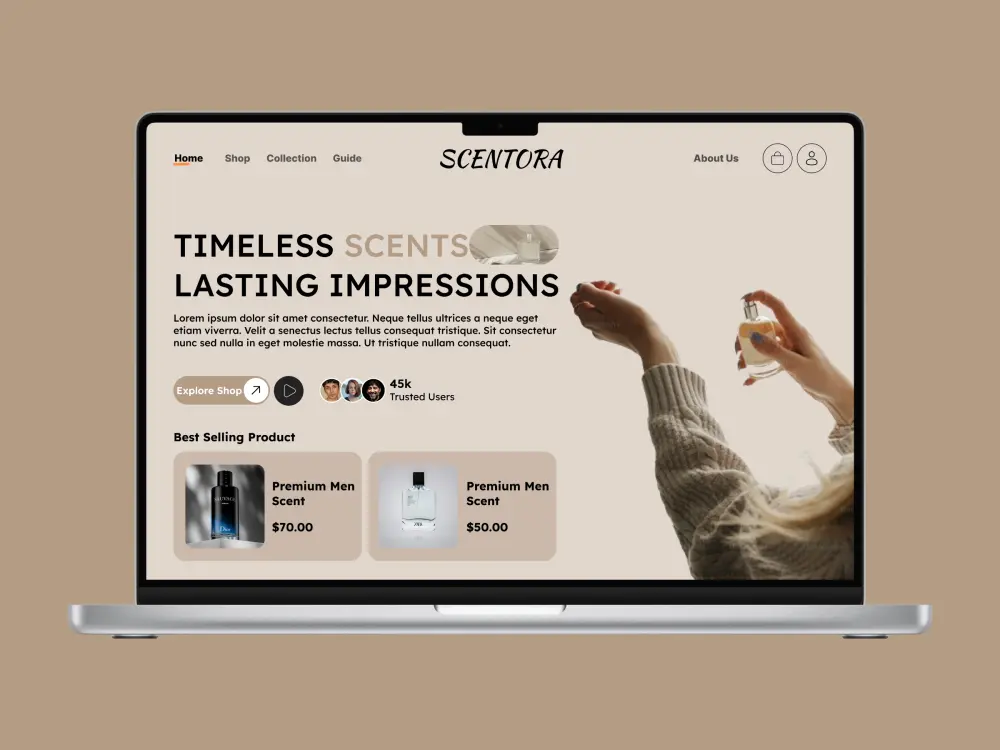 تصميم واجهة مستخدم (UI) لشاشة موبايل أو ويب احترافية باستخدام Figma