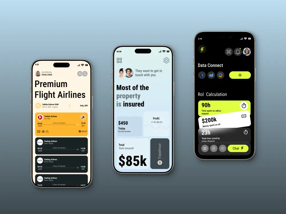 تصميم واجهة مستخدم (UI) لشاشة موبايل أو ويب احترافية باستخدام Figma