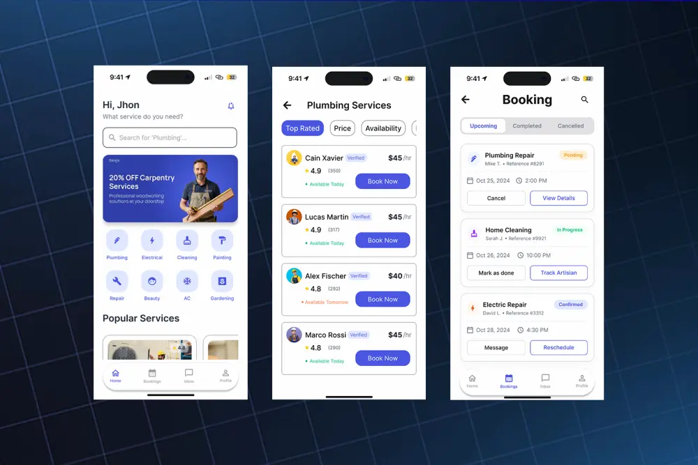 تصميم UI احترافي لتطبيقات الموبايل