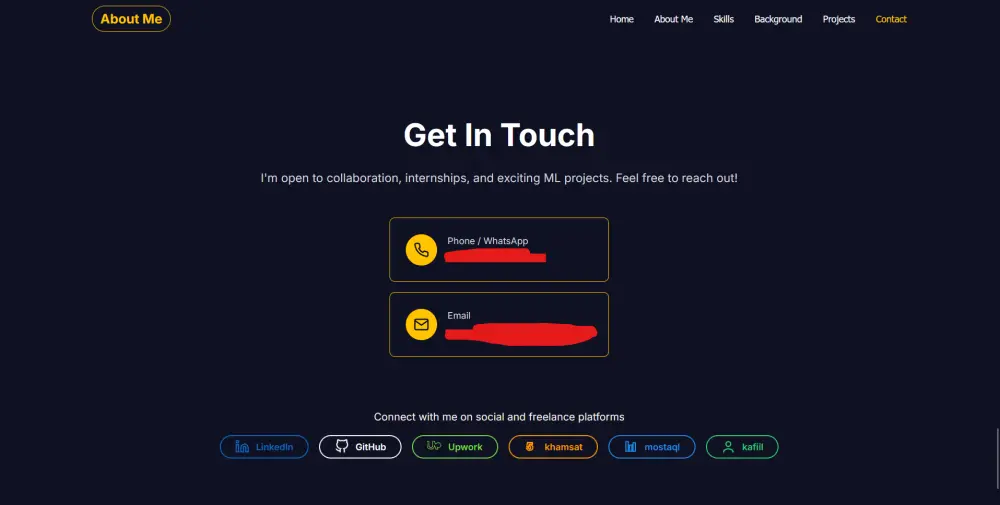 إنشاء معرض أعمال بورتفوليو portfolio