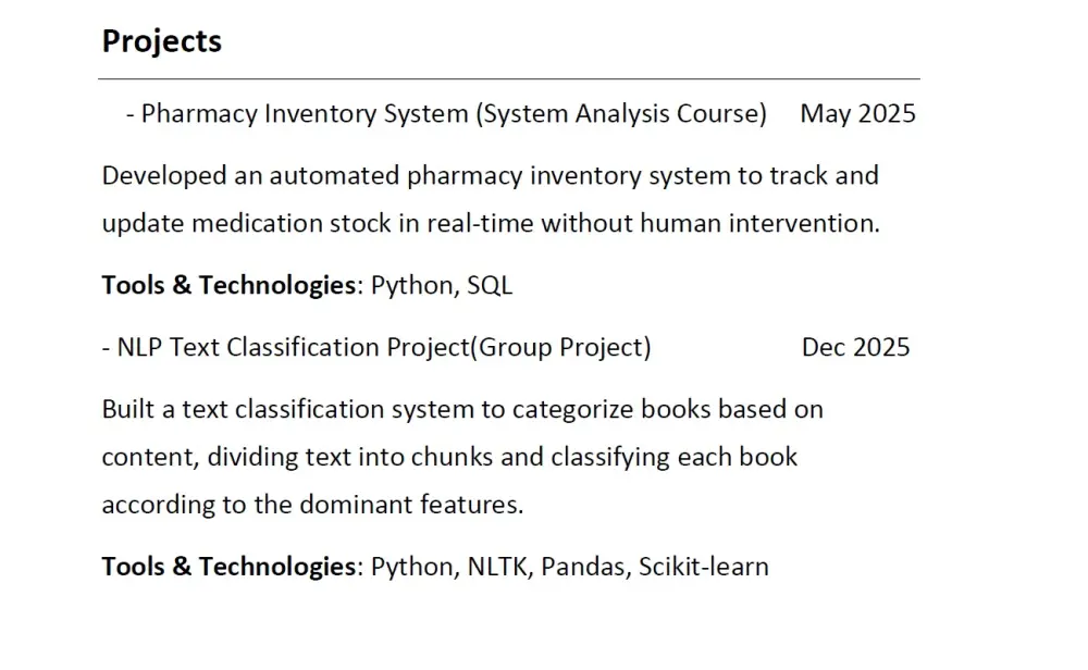 كتابة وتنسيق CV احترافي قابل للتعديل