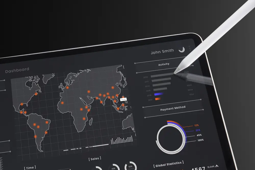 تصميم Dashboard UI/UX احترافي لإدارة مشروعك بسهولة