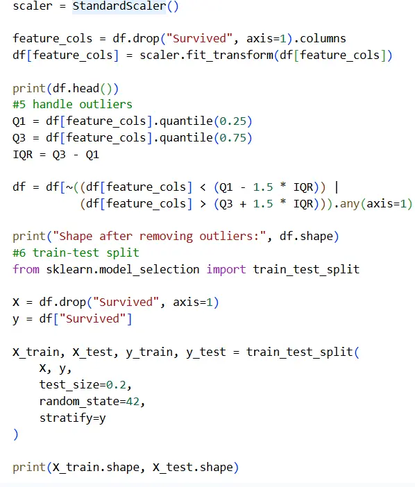 عمل preprocessing ل data و عمل model لداتا حجمها 5000-50000(row)